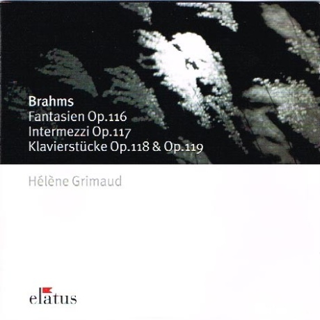 Музыкальный cd (компакт-диск) Brahms: Piano Pieces Op. 116-119 обложка