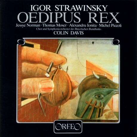 Музыкальный cd (компакт-диск) Strawinsky Oedipus Rex обложка